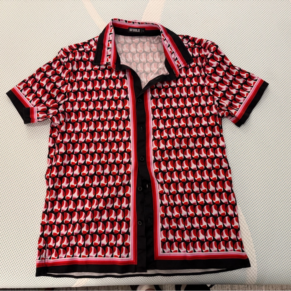 St33le Summer Print Shirt